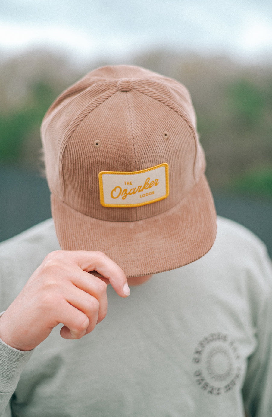 Classic Corduroy Patch Hat